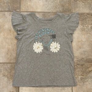 SO Let Kindness Bloom Sequin Shirt Size 20 Plus Girls